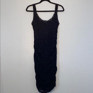 Black MODA Runched Dress